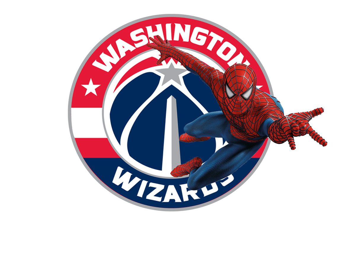 Washington Wizards Spider Man Logo vinyl decal